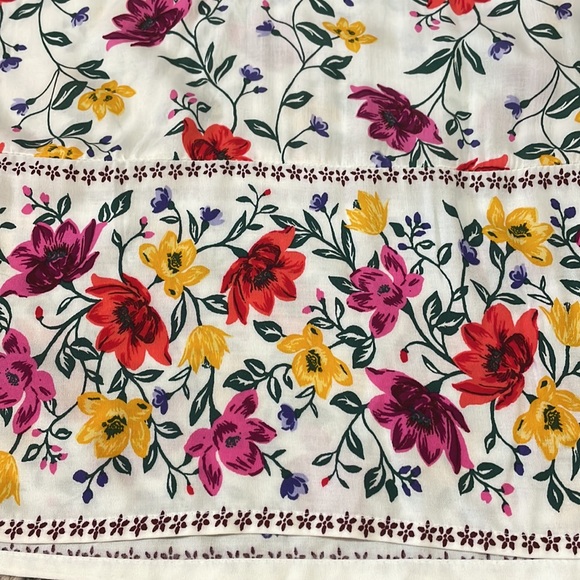 Old Navy Floral Long Sleeve Blouse - White - Picture 7 of 16